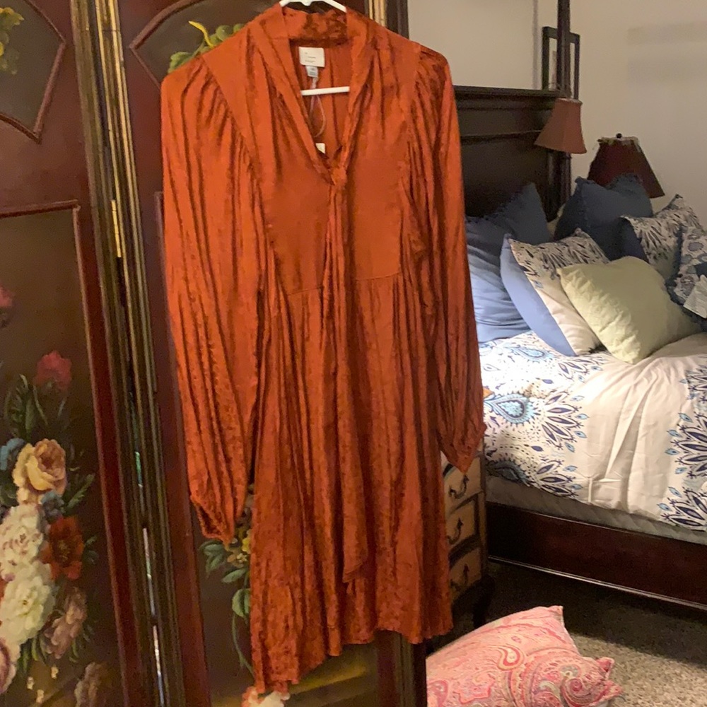 Sweet rust dress